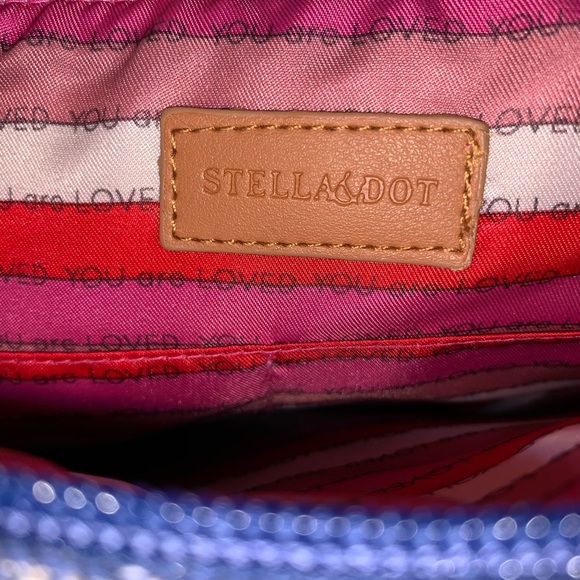 Stella & Dot AMOUR Clutch-Denim chambray - Picture 7 of 7